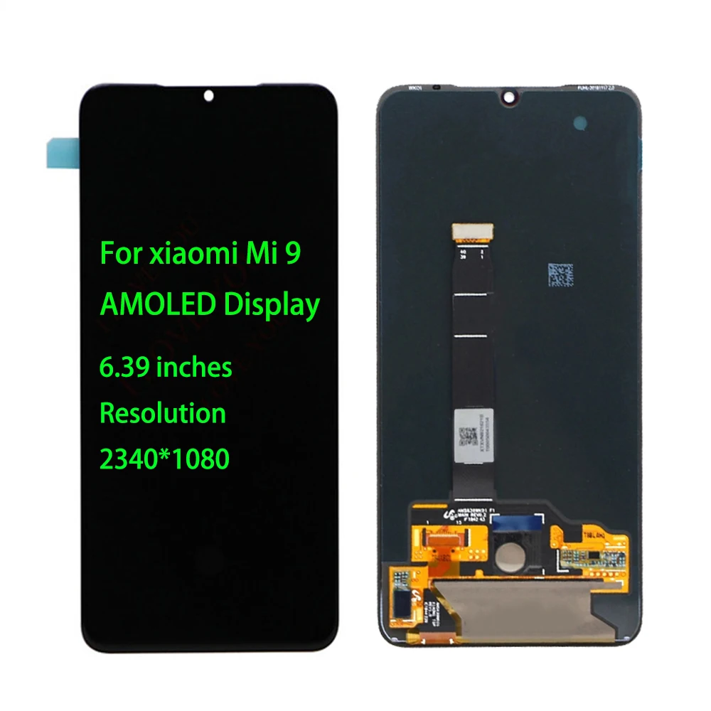 Оригинальный дисплей для Xiaomi Mi 9 AMOLED сенсорный экран дигитайзер Mi9 SE ЖК в