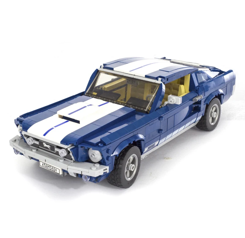 Creator Expert серии 1471 шт. Ford Mustang Спорт автомобиль строительные блоки кирпичи совместимы с брендом 10265 игрушка для детей