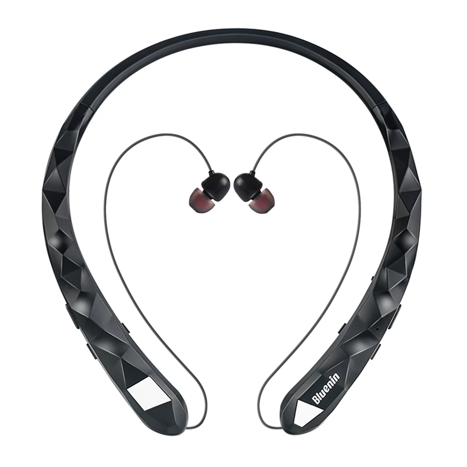 Bluenin BBH-919 Blutooth наушники Беспроводной шейным гарнитура выдвижной спортивные водостойкие вкладыши для redmi note 5 pro
