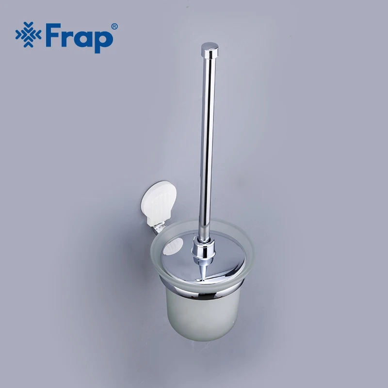 Держатели для туалетных щеток Frap из цинкового сплава настенные стеклянные
