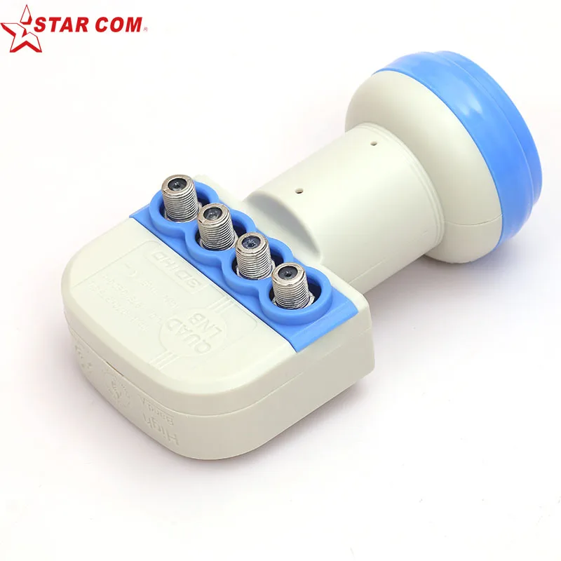 STARCOM QUAD LNB для спутникового телевидения приемник с низким уровнем шума дБ HD