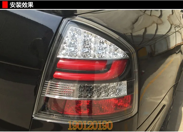 JGD абсолютно стиль для Skoda Octavia задний светильник s 2007-2009 светодиодный задний светильник светодиодный DRL Singal автомобильный светильник s