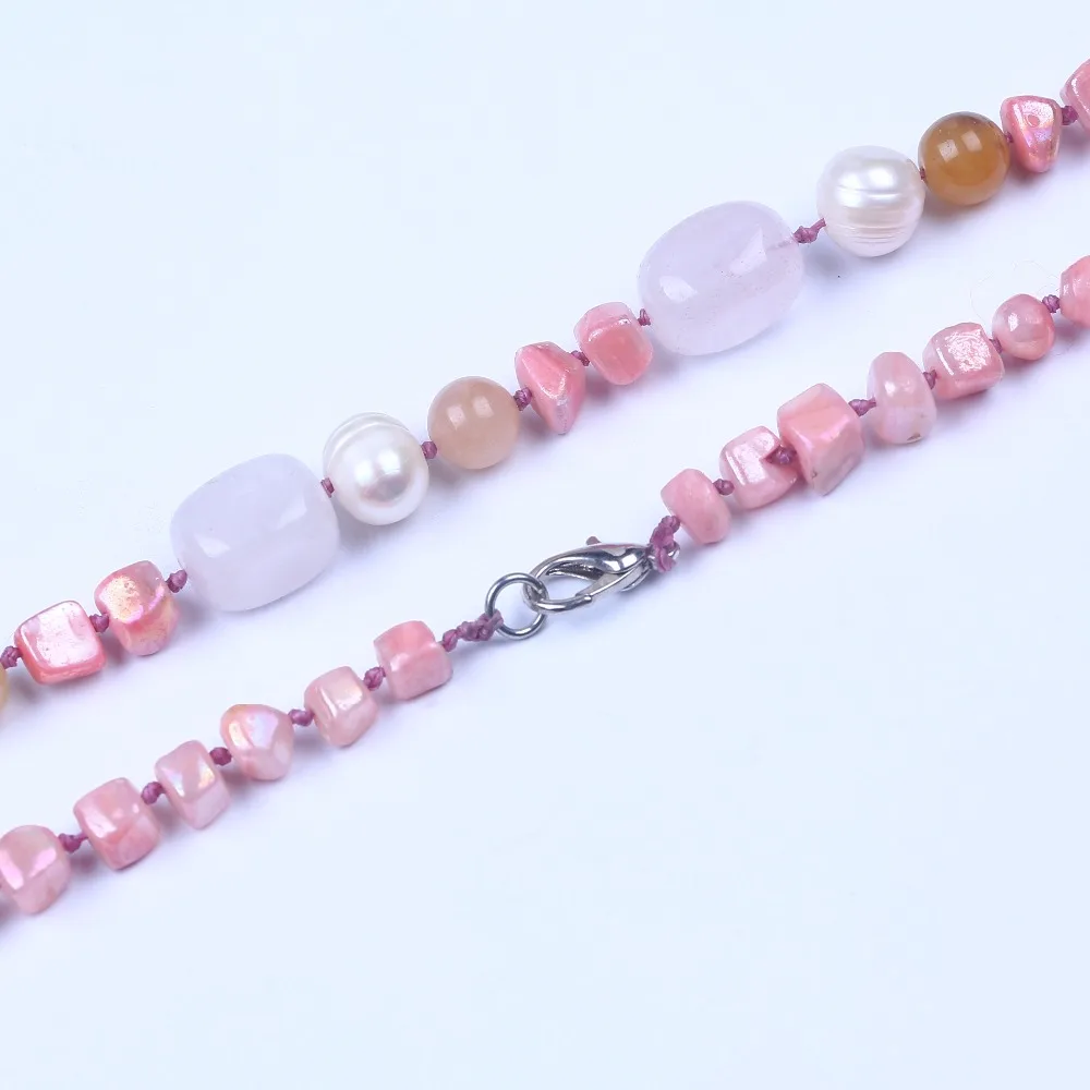 Ожерелья конфетных цветов с камнями и кристаллами длинные женские кольца|necklace