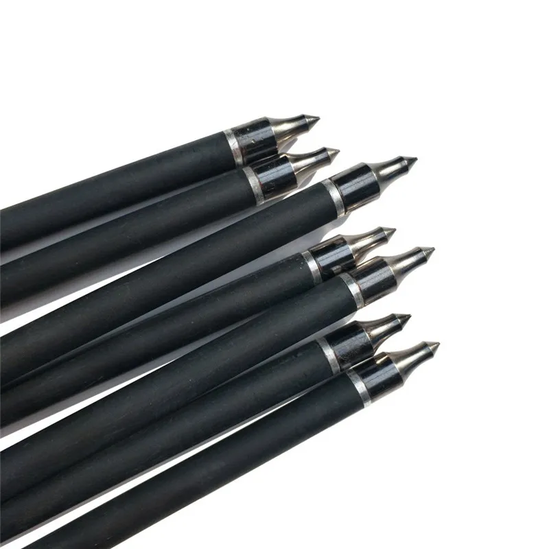 24pcs 22inch Archery Crossbow Arrow Bolts Carbon Replaceable Broadhead Rubber Vanes OD8.8mm Shooting Accessories | Спорт и