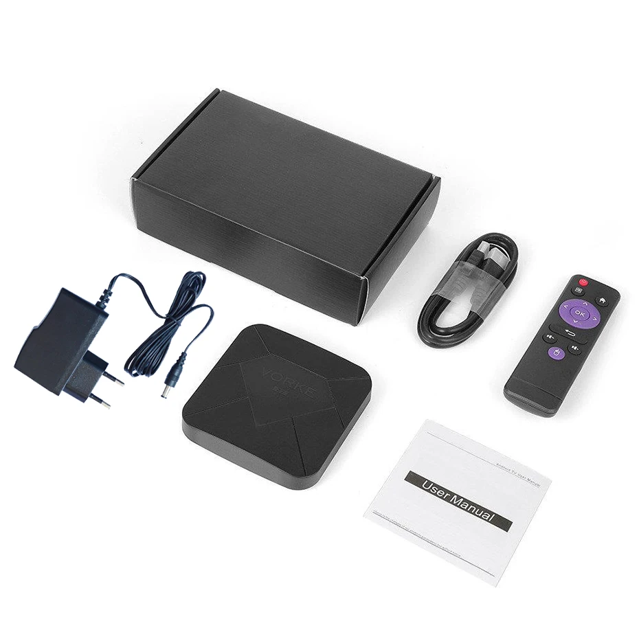 Vorke Z7 Android 9,0 tv Box IP tv Smart tv Box Allwinner H6 четырехъядерный 1,8 ГГц 6K HDR 2G/4G ram 3 2G/64G rom HDMI WiFi USB3.0 часы