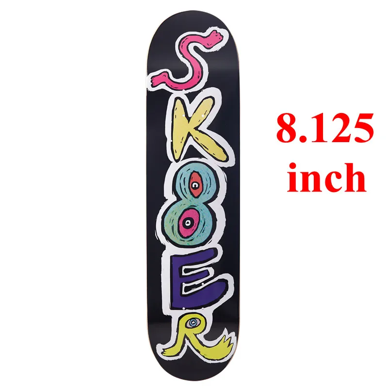 SK8ER 8.125 inch SK8ER канадский скейтборд палубы 8/8. 125/8. 25 качество 8 слоев Канадского Клена скейт-deck для Скейтбординг - Цвет: SK8ER 8.125 inch