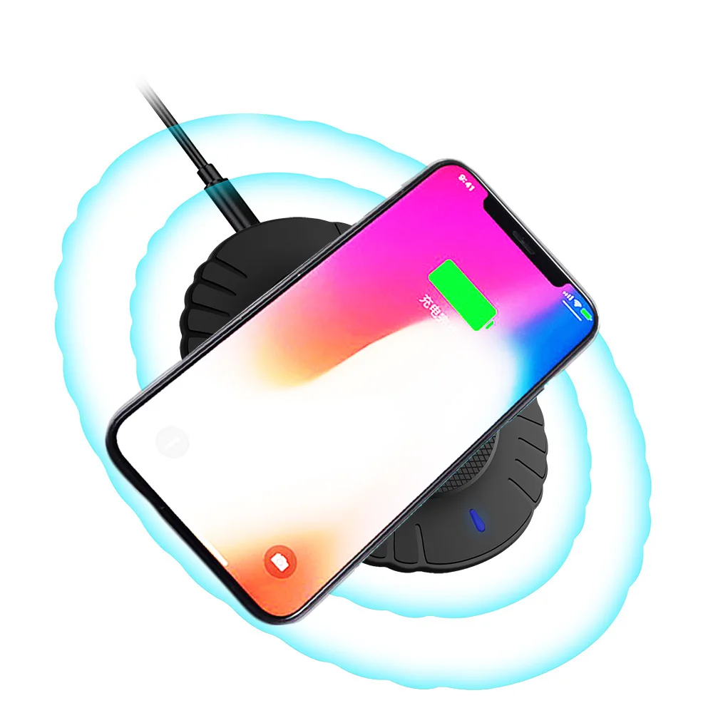 Cargador inalambrico Беспроводное зарядное устройство для iPhone X 8 plus Qi телефон Беспроводная