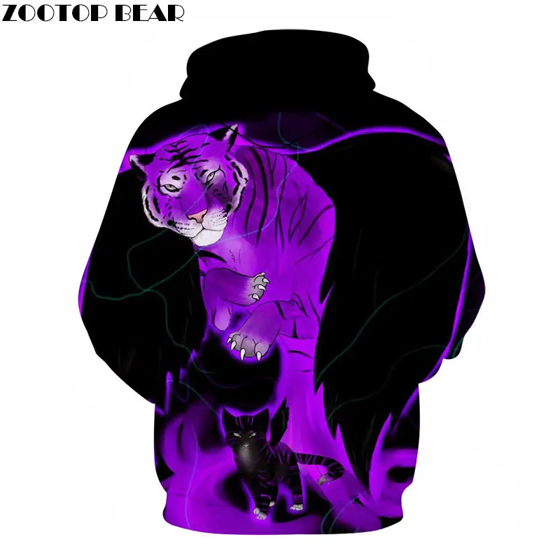 Angry Night Cat объёмный рисунок(3D принт) Толстовка для мужчин женщин спортивный костюм с капюшоном Модный пуловер одежда с капюшоном для улицы весеннее пальт