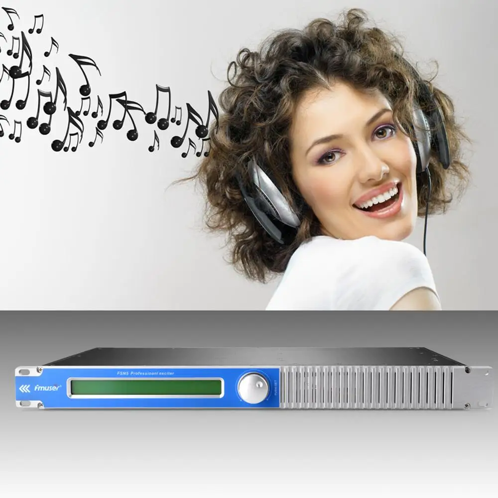 FMUSER FMT5.0-50H 50 Ватт fm-передатчик + DP100 дипольная FM антенна комплект для езды в