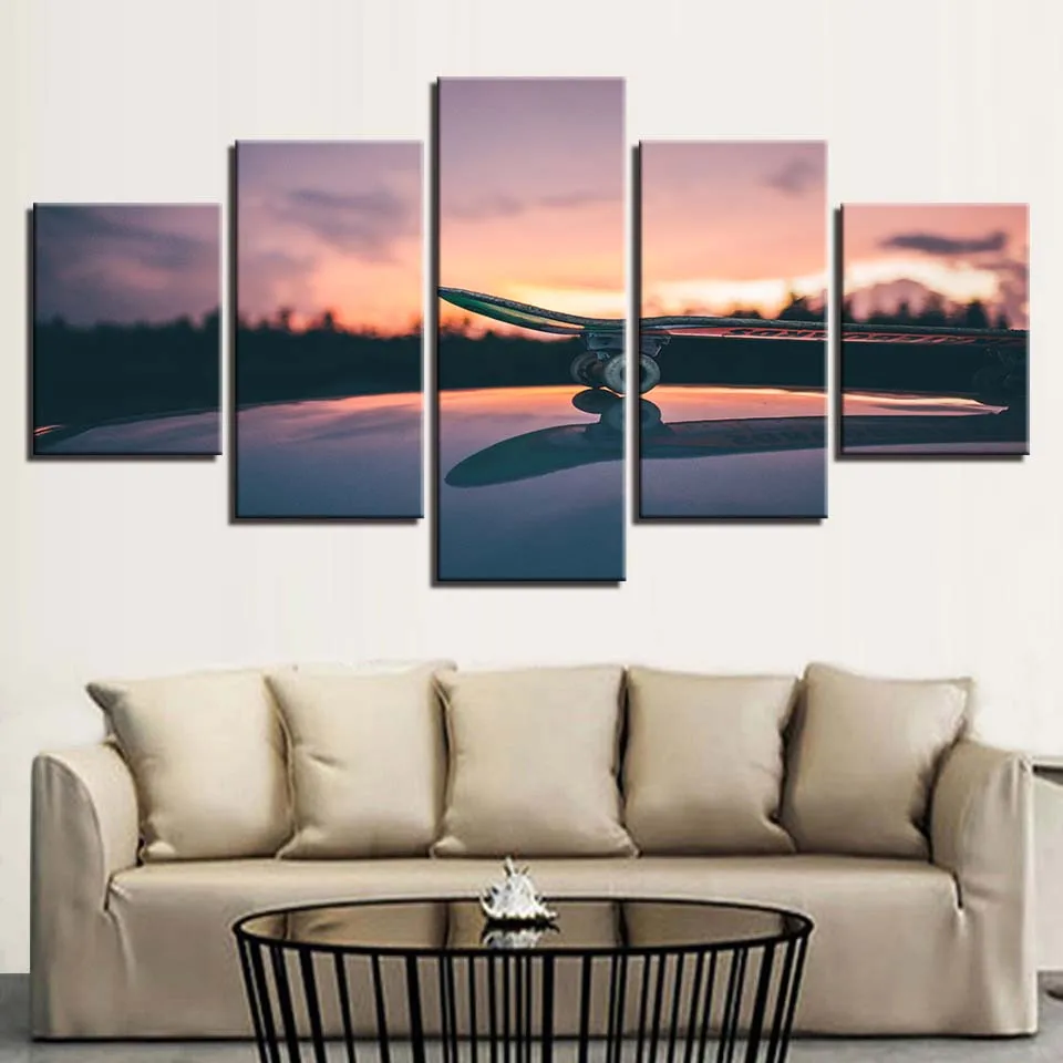 Настенный художественный плакат картина холст 5 детской спортивной рамки