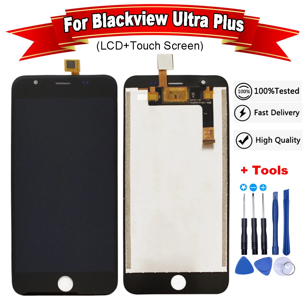 ЖК дисплей 5 дюйма для Blackview Ultra Plus сенсорный экран в сборе сменный