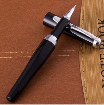 leather Новая офисная деловая удобная металлическая гелевая ручка 783 - Цвет: leather