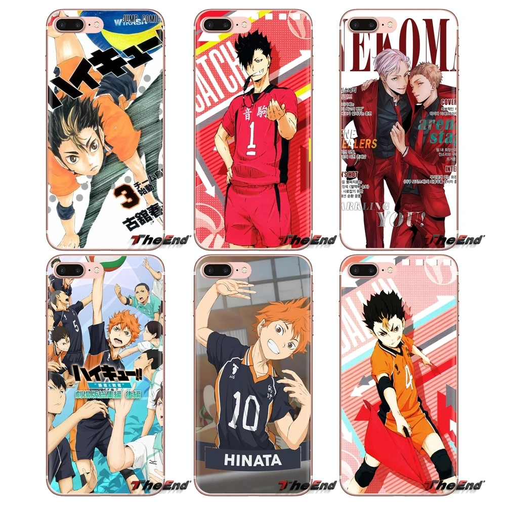 Для iPod Touch Apple iPhone 4 4S 5 5S SE 5C 6 6S 7 8 X XR XS Plus MAX Haikyuu! Мягкий прозрачный чехол для второго