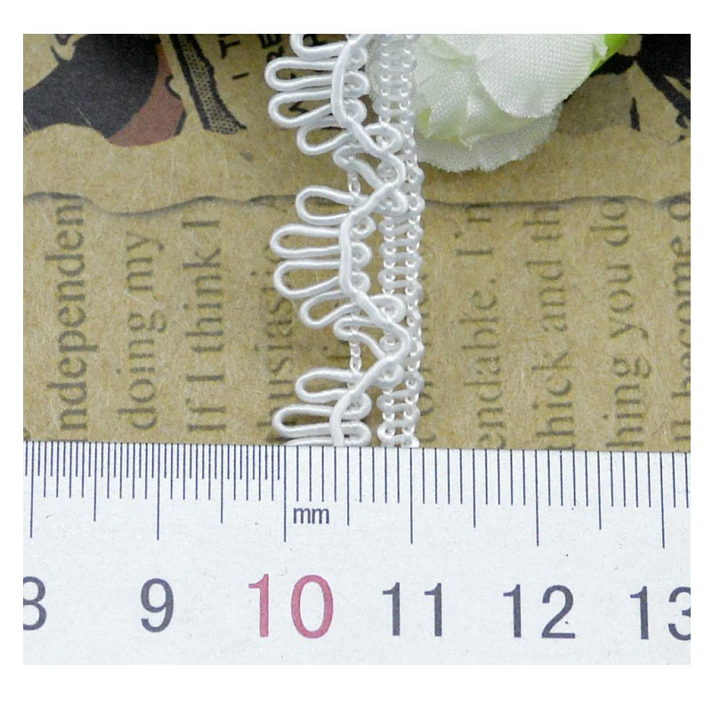 Кружевная тесьма для шитья недорогая белая нить