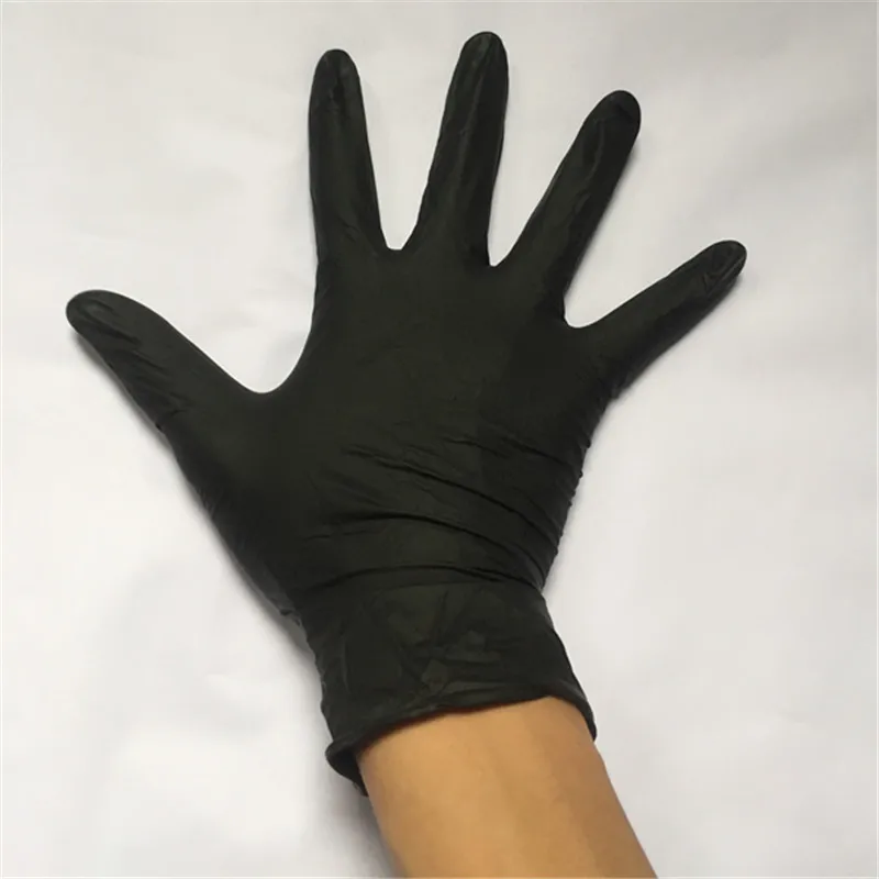 

10/20PCS Black Rubber Disposable Auto Care Detailing Tools Car Wash Accessories Multifunction Nitrile Gloves