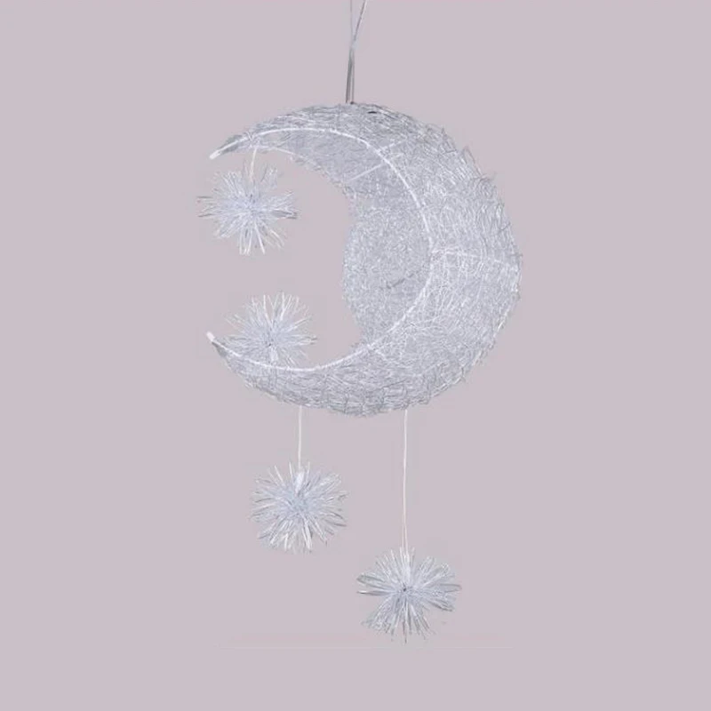 Модные алюминиевые светильники люстра в форме звезды освещение для гостиной