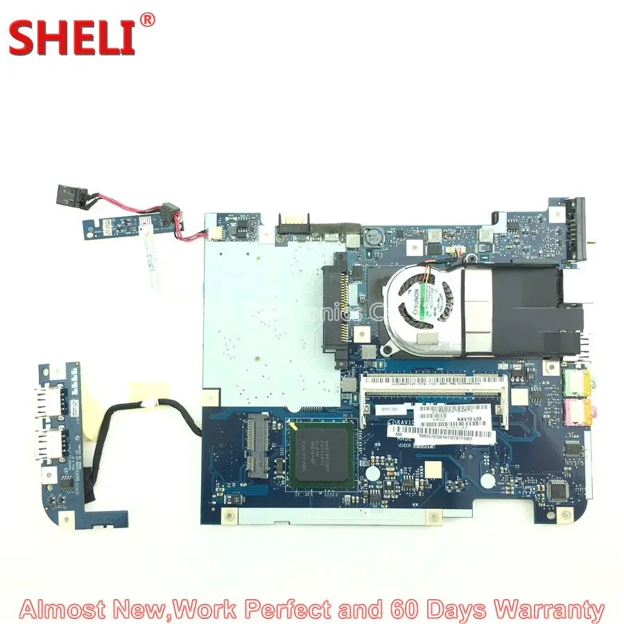 Материнская плата для ноутбука MOUGOL MBS5702001 Acer Aspire One D150 нетбук MB.S5702.001 KAV10 N270 DDR2 с