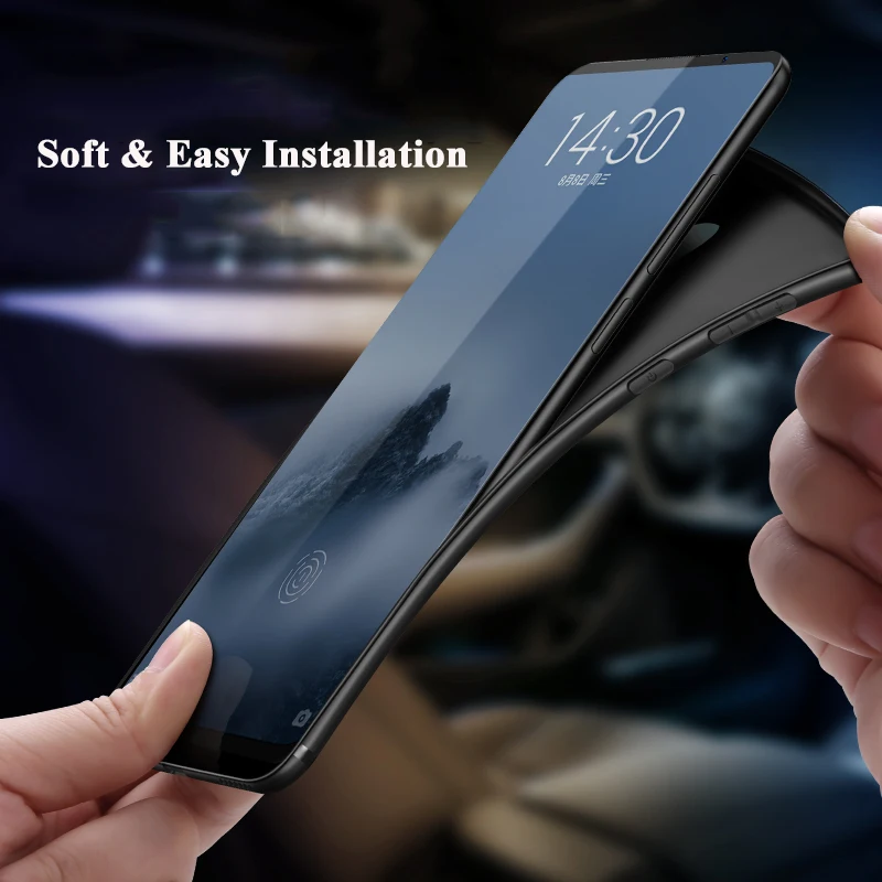 MAKAVO чехол для Meizu 16X Полная защита Мягкий силиконовый матовый телефона s 16 X Capa