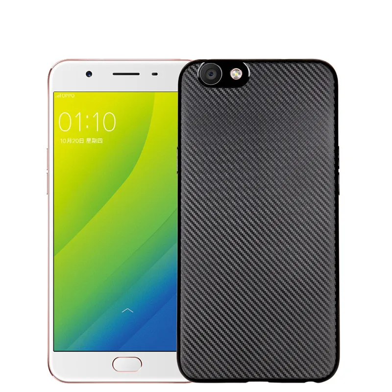 Новый! Мягкий чехол для телефона OPPO R9/R9 Plus/R9s/R9s Plus/Neo 5/Neo 7/Neo 9 углеродное волокно