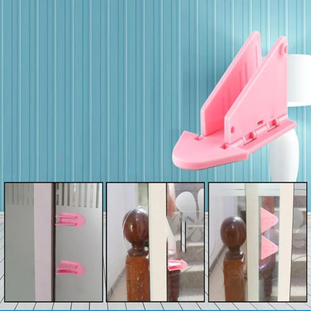 

5Pcs Baby Lock Safety Sliding Door Window Protection Lock Anti-pinch Wardrobe Locking Accessories