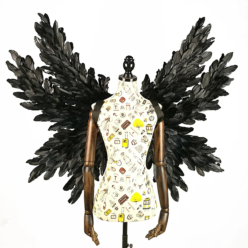 Украшения для дня рождения Хэллоуина свадьбы Красивые Крылья ангела белые