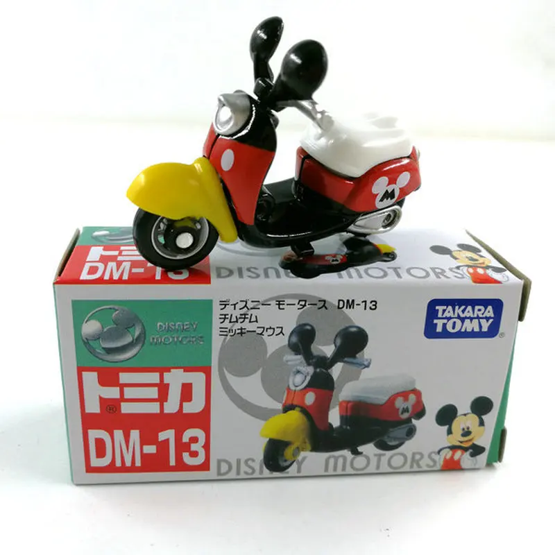 Машинки Takara Tomy с изображением Микки Мауса Эльзы Анны Минни Стич Винни литые