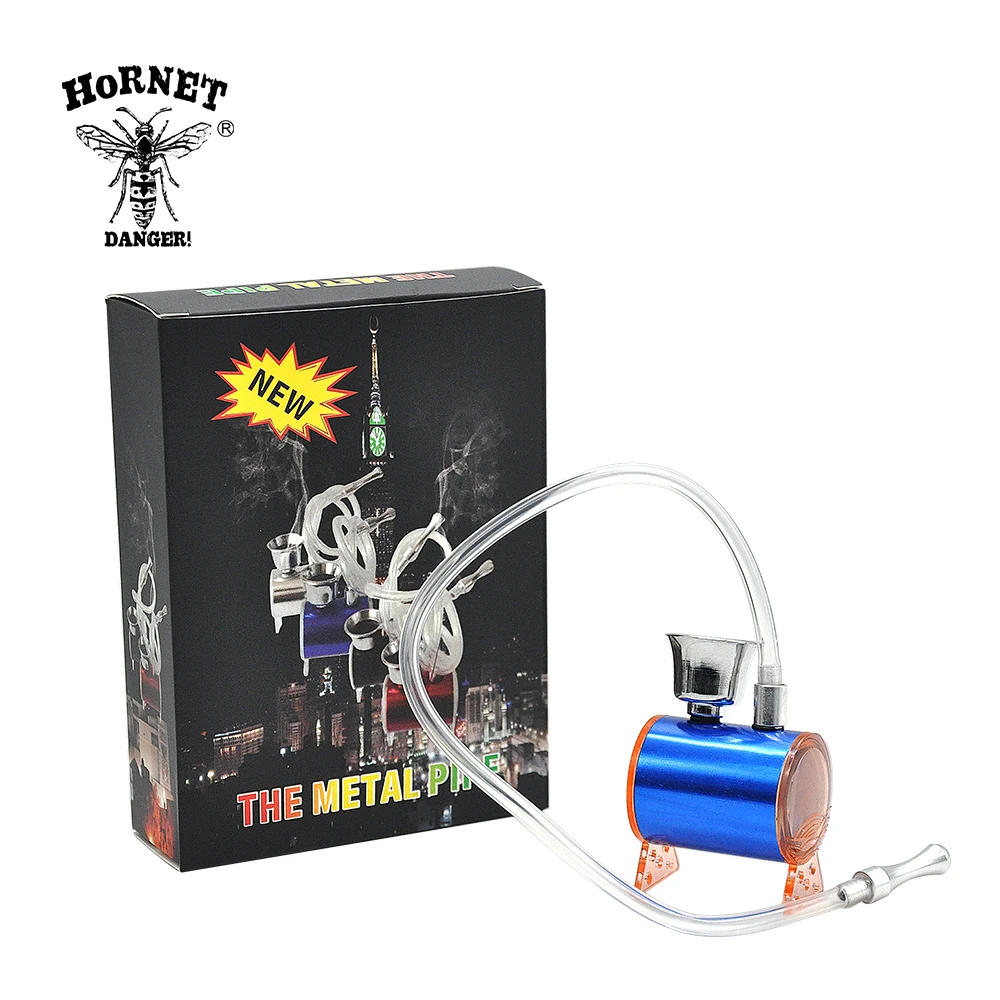 HORNET курительная трубка Творческий Алюминий и акрил кальянокурения