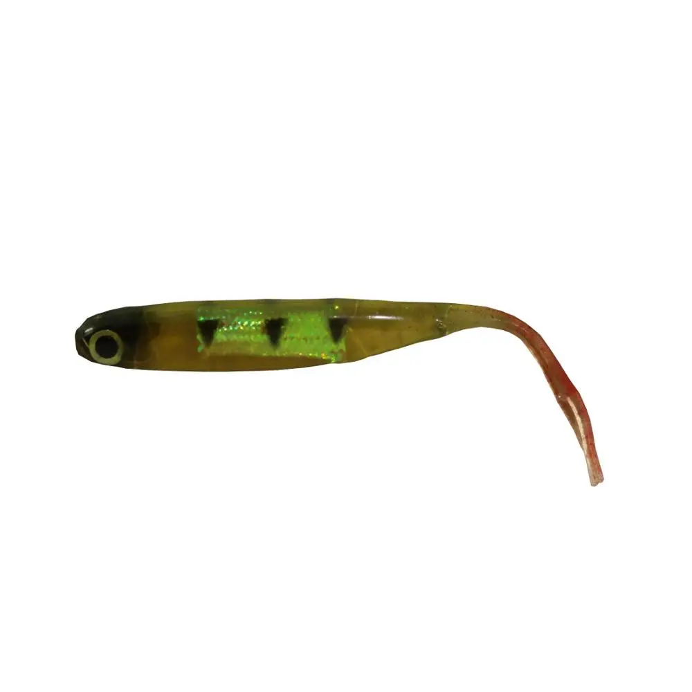 BassLegend мягкие Пластик Flash Minnow приманки для шеда бас Щука приманка 75 мм/1 9 г 10