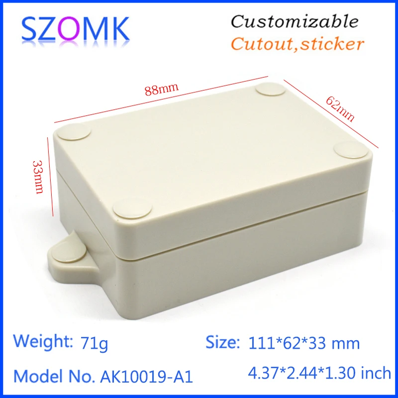 Водонепроницаемый пластиковый корпус IP68 10 шт. 111*62*33 мм|case for|cases for electronicscase case |