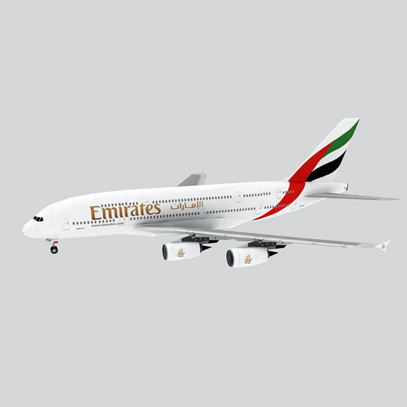 1:300 Airbus A380 3D бумажная модель картонный дом для детей бумажные игрушки пассажиры