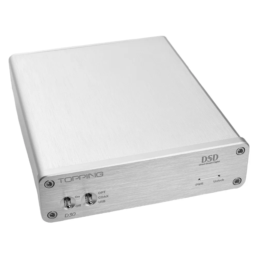 TOPPING D30 DSD аудио декодер USB DAC коаксиальный Оптический волокно XMOS CS4398 24 бит 192 кГц