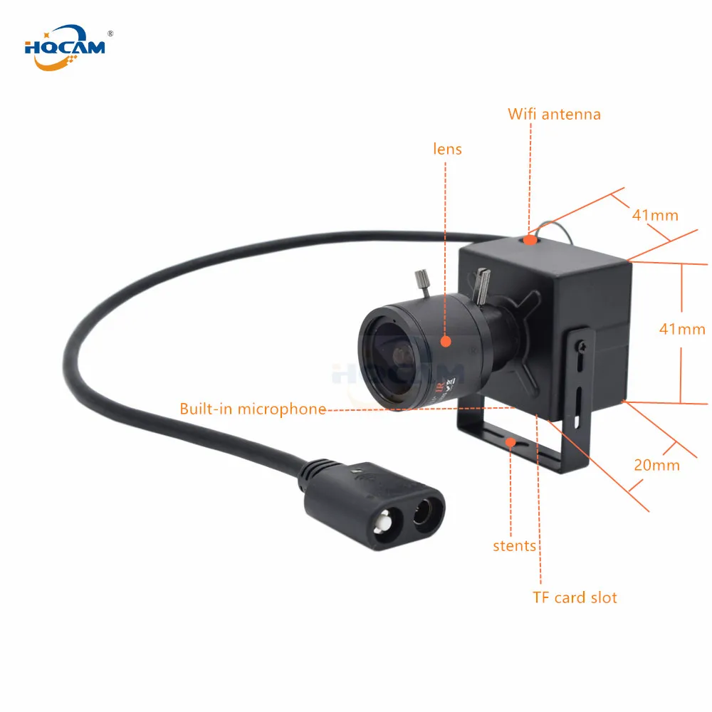 IP-камера HQCAM CamHi IMX323 с низкой подсветкой 1080P аудио Wi-Fi | Безопасность и защита
