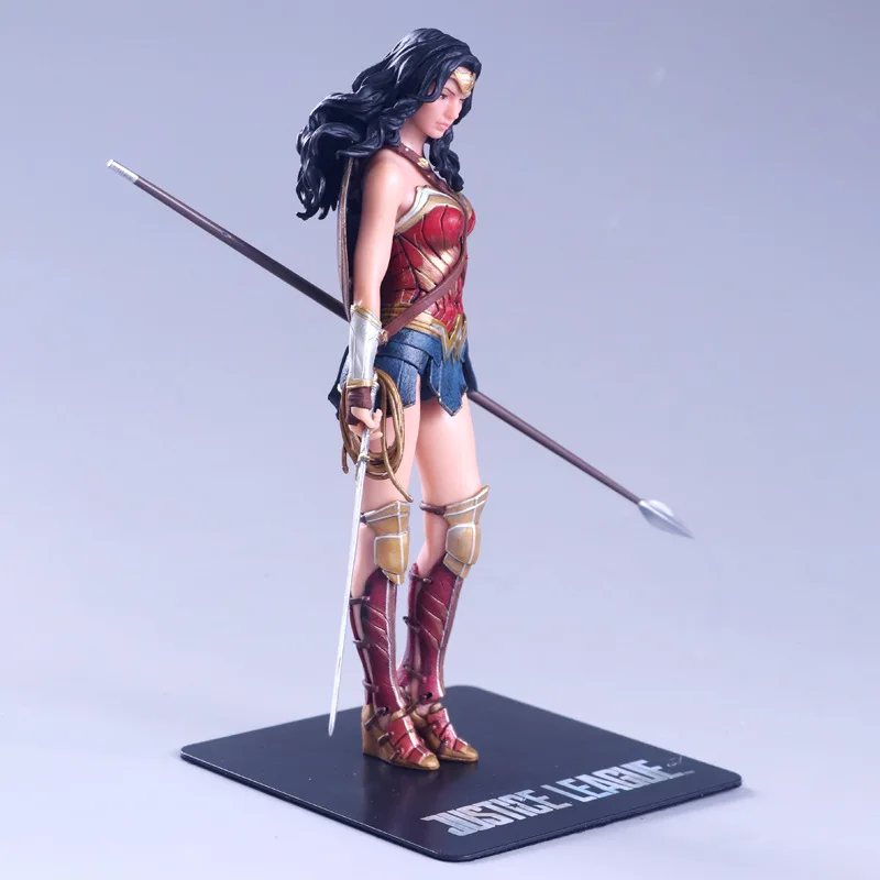 DC Justice League ARTFX + Wonder Woman статуя коллекция подвижная фигурка модель игрушки 17 5