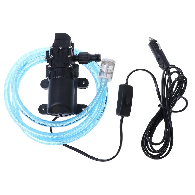 12V Портативный 100W 160PSI самовсасывающие электрический автомобиль мытья очиститель высокого давления с водяным насосом новые продукты до середины голени