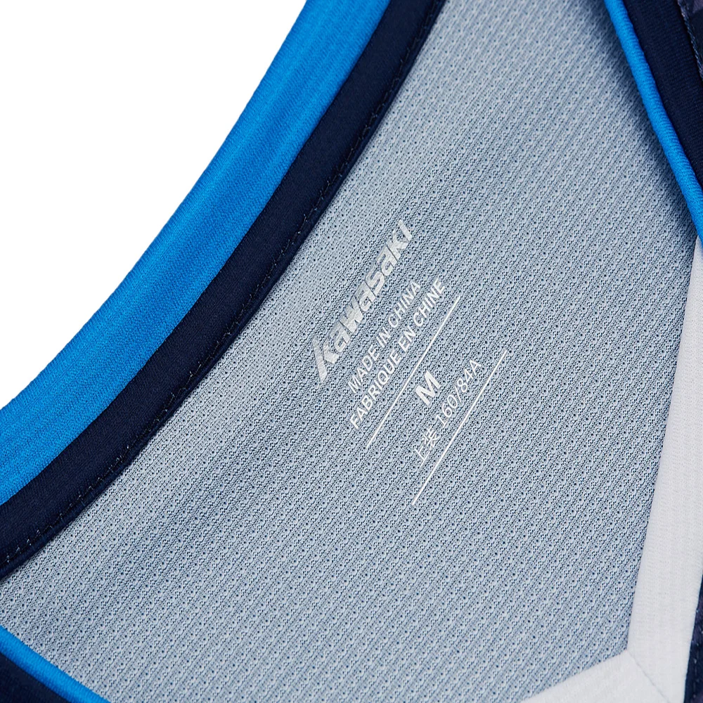 Мужская быстросохнущая дышащая футболка для бадминтона с коротким