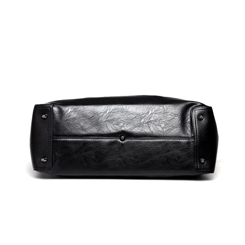 Travel Bags Black Shoulder Handbag Messenger Bag Tote  Large-Capacity Portable Shoulder Bags Men's Fashion Travel Bags Package