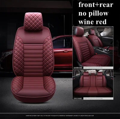 wine red standard DINGDIAN сиденья для Suzuki splash/Рено SX-4/Liana/Swift/S-CROSS/Гранд витара нового дизайна/Kizashi/Лиана A6/Alivio для форд фиеста - Название цвета: wine red standard