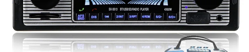 12 В Bluetooth автомобильный Радио плеер стерео FM MP3 USB SD AUX аудио Авто Электроника Авторадио 1 DIN oto teypleri радио para carro