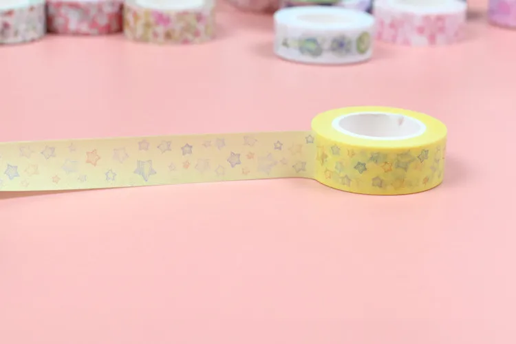 15 мм X 7 м милые Lotkawaii цветок еда Животные декоративные васи клейкие ленты DIY Скрапбукинг Маскировочная лента школьные офисные принадлежности