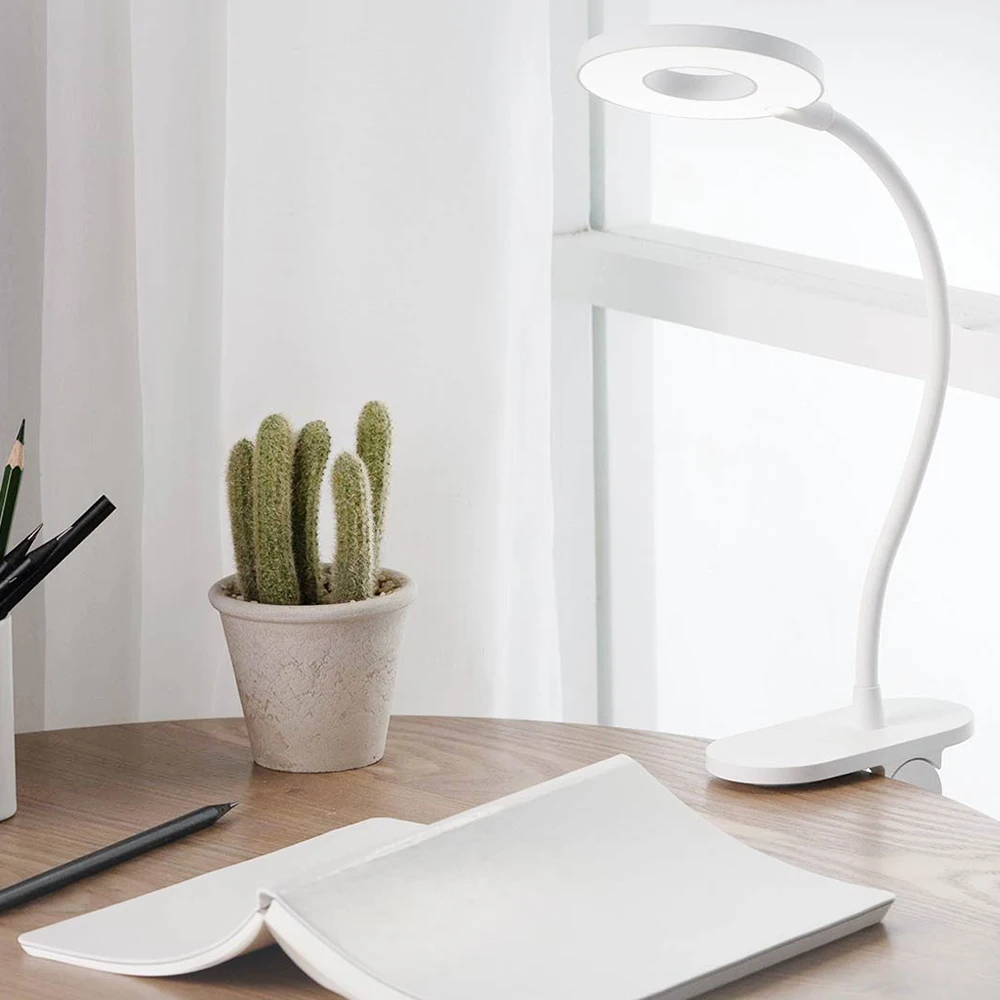 Светодиодная настольная лампа Xiaomi Yeelight с зажимом ночник Перезаряжаемый USB 5 Вт 360