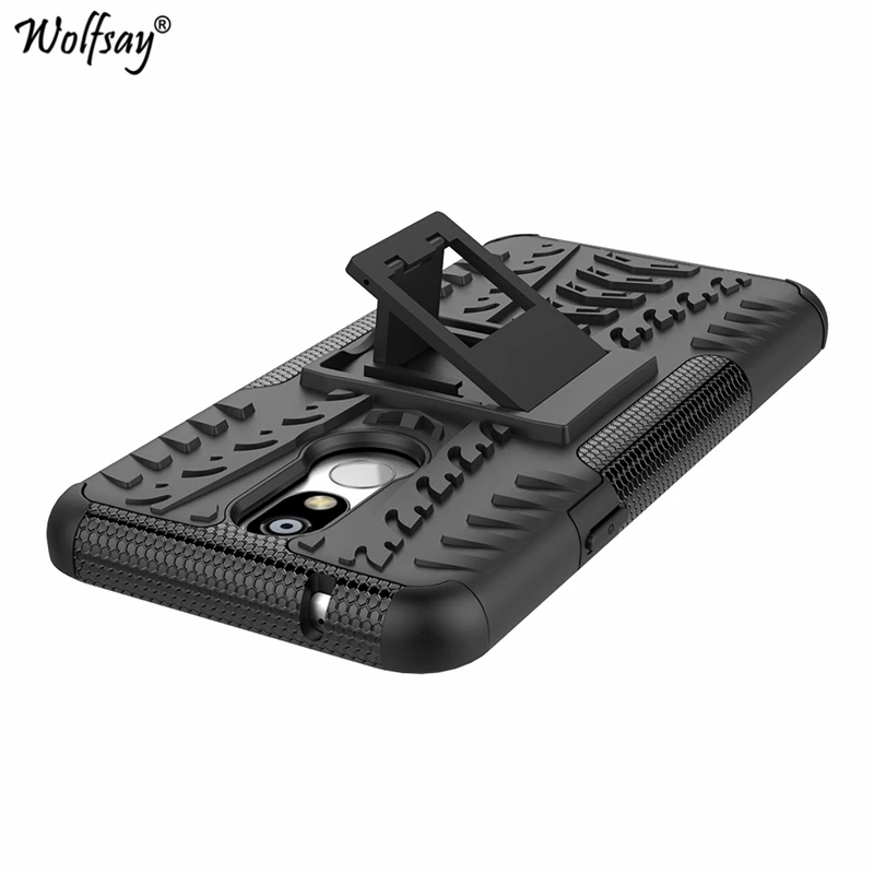Wolfsay для крышки LG K40 чехол противоударный резиновый жесткий защитный K12 Plus