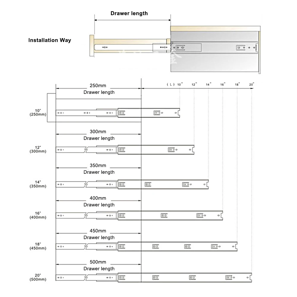 2 шт. гидравлические слайды для выдвижных ящиков | Инструменты