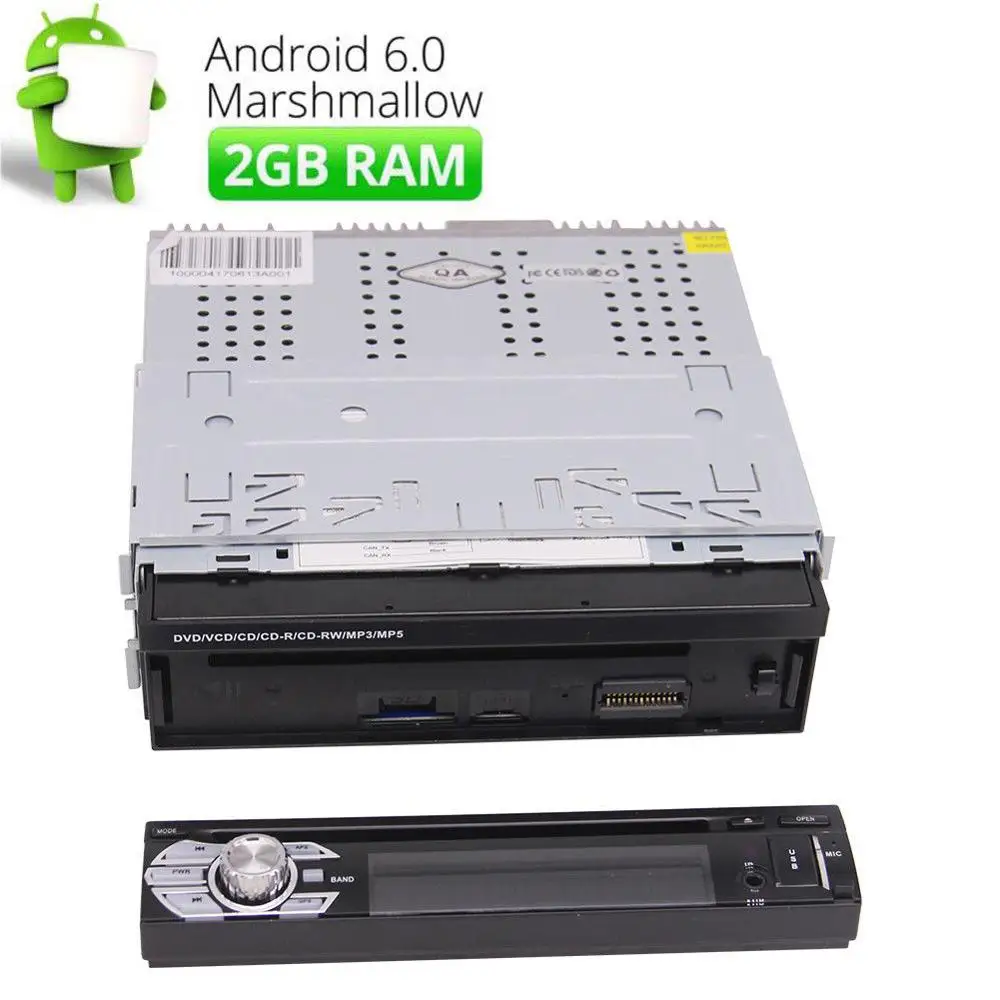 7 &quotавтомобильный dvd-плеер Android 6 0 для одного Din универсальный стерео gps Navi One 1Din |