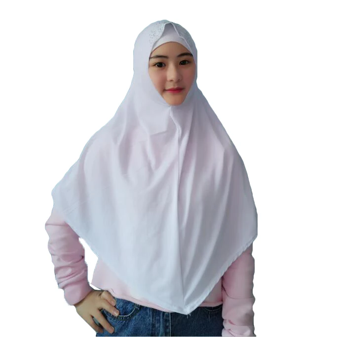 Мусульманский хиджаб шарф со стразами шали/тюрбаны женская голова полное