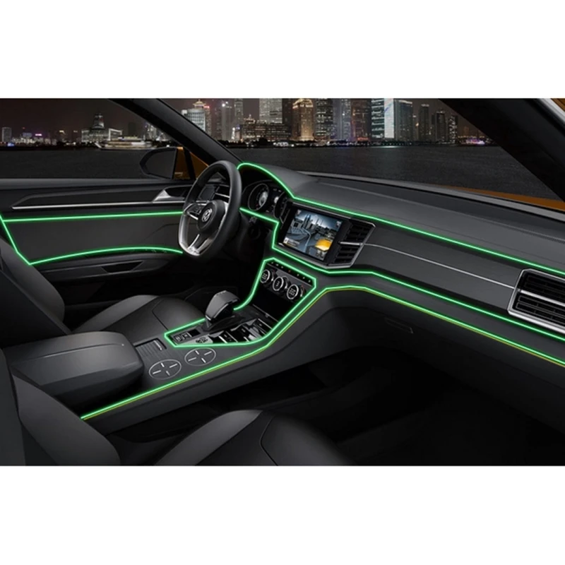 Светодиодная лента для приборной панели 1 м Гибкий неоновый свет светящийся el