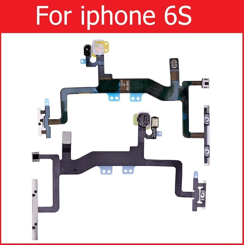 Гибкий кабель включения/выключения питания для iPhone 6 6s 7 8 plus X Xs Max Xr Боковая кнопка