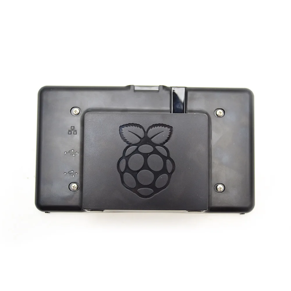 Черный чехол с сенсорным ЖК экраном Raspberry Pi 7 дюймов для 3b / + только экран не входит