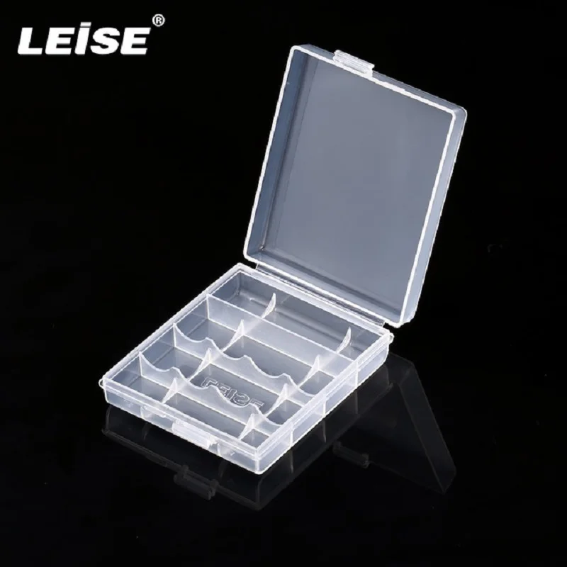Leise пластиковый чехол для батареи держатель коробка хранения батарей Прозрачный