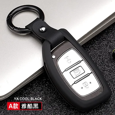 Цинковый сплав 4 кнопки смарт ключ чехол КРЫШКА ДЛЯ Hyundai IX25/IX35/Elantra/Sonata/I40 стайлинга
