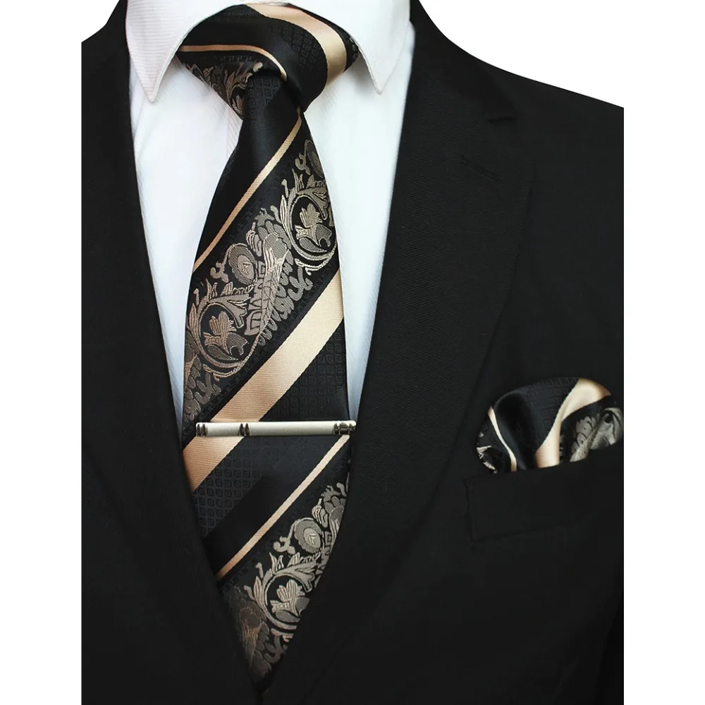 Мужской носовой платок RBOCOTT набор из 3 предметов с цветочным принтом желтая